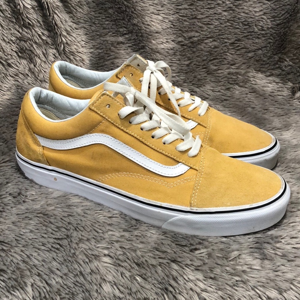 Vans Durable suede and canvas uppers, lace up closure